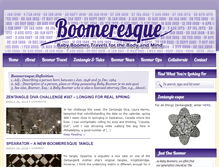 Tablet Screenshot of boomeresque.com